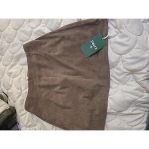 Halara XS Brown Corduroy Mini Skirt